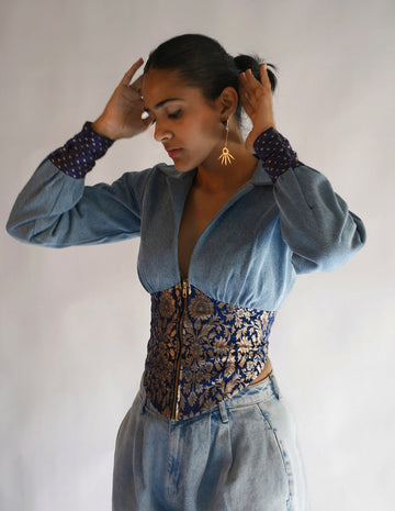 Brocade Corset Jacket (Upcycled)